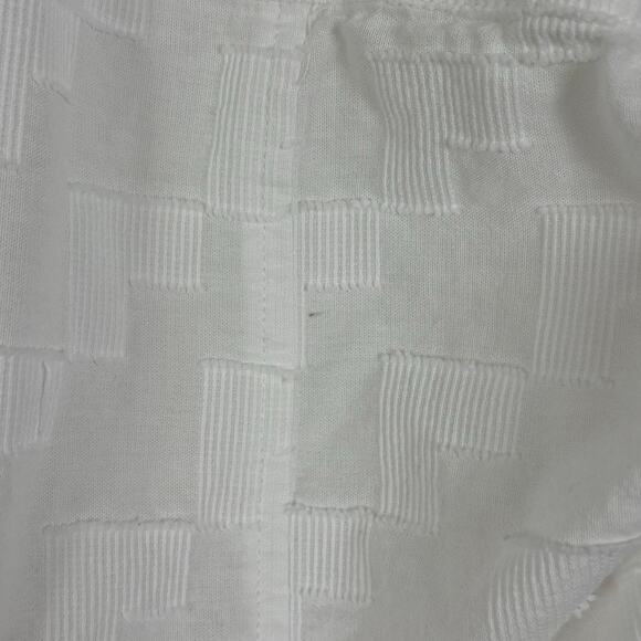 Maeve Anthropologie White Roberta Textured Henley Tunic Size Small - Picture 6 of 8